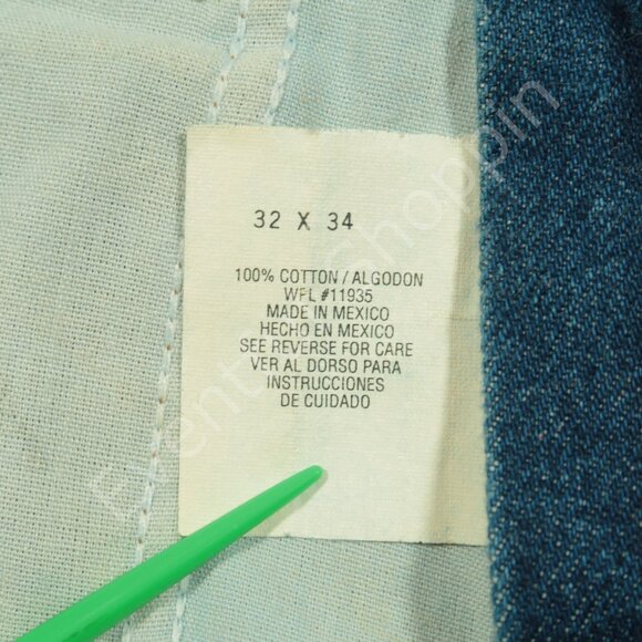 Zonz Jeans Mens 32 Blue Baggy Cargo Wide Leg 90s Skater Vintage - Picture 7 of 8